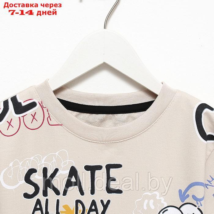 Костюм детский (футболка, шорты) KAFTAN "Graffiti", р.34 (122-128 см) - фото 9 - id-p227106734