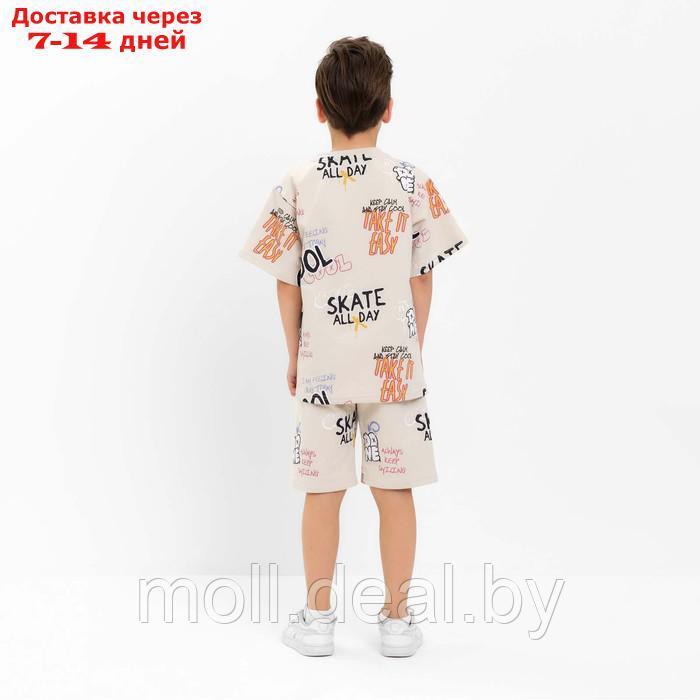 Костюм детский (футболка, шорты) KAFTAN "Graffiti", р.30 (98-104 см) - фото 3 - id-p227106736