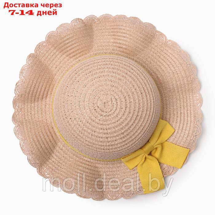 Шляпа для девочки с бантом MINAKU, р-р 52, цв.розовый - фото 2 - id-p227085752