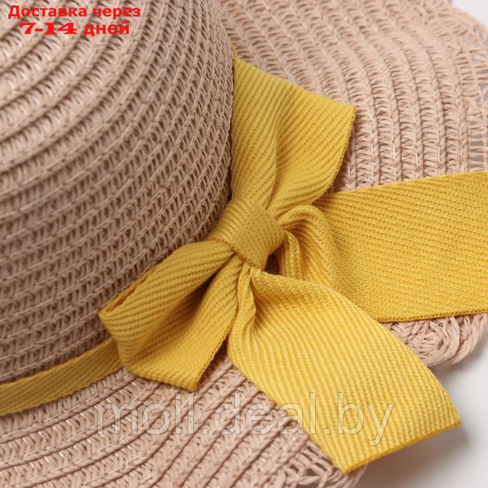 Шляпа для девочки с бантом MINAKU, р-р 52, цв.розовый - фото 4 - id-p227085752