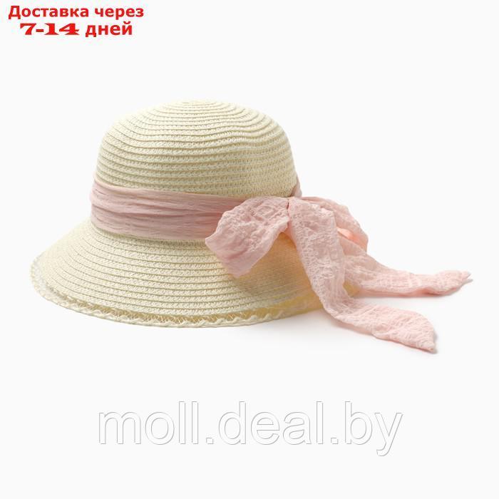 Шляпа для девочки "Принцесса" MINAKU, р-р 52, цв.молочный - фото 1 - id-p227085753