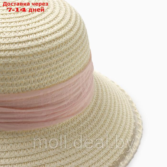 Шляпа для девочки "Принцесса" MINAKU, р-р 52, цв.молочный - фото 3 - id-p227085753
