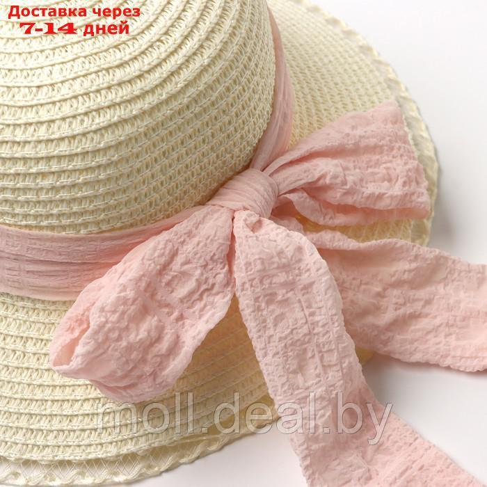 Шляпа для девочки "Принцесса" MINAKU, р-р 52, цв.молочный - фото 4 - id-p227085753