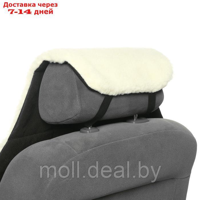 Накидка на сиденье МАТЕХ WARMLY LINE, мех, 137 х 55 см, белый - фото 4 - id-p227087741