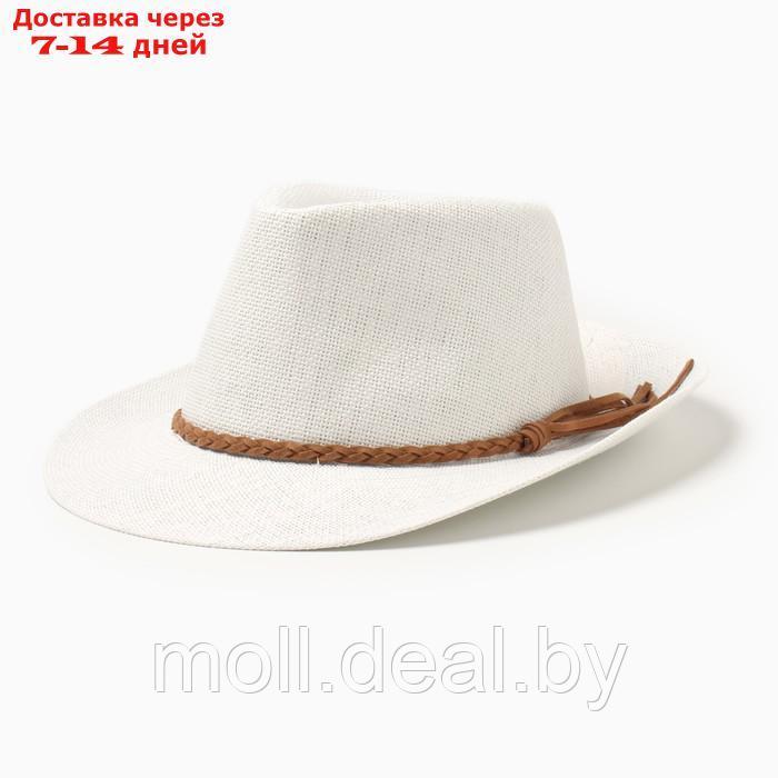 Шляпа мужская MINAKU, цвет белый, р-р 58 - фото 1 - id-p227091720