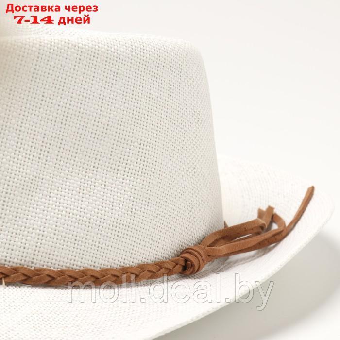 Шляпа мужская MINAKU, цвет белый, р-р 58 - фото 3 - id-p227091720