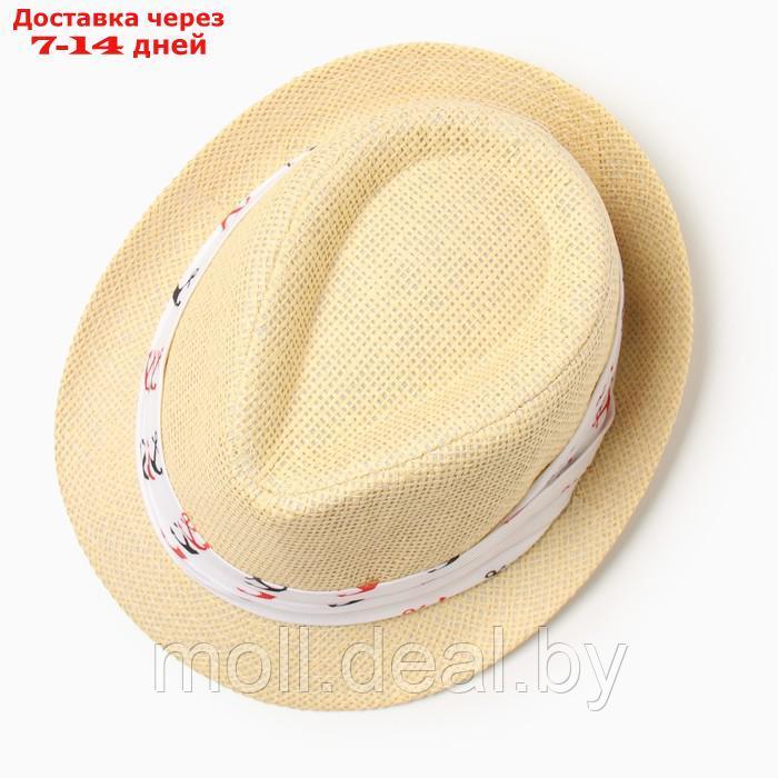 Шляпа мужская MINAKU, цвет молочный, р-р 58 - фото 2 - id-p227091724