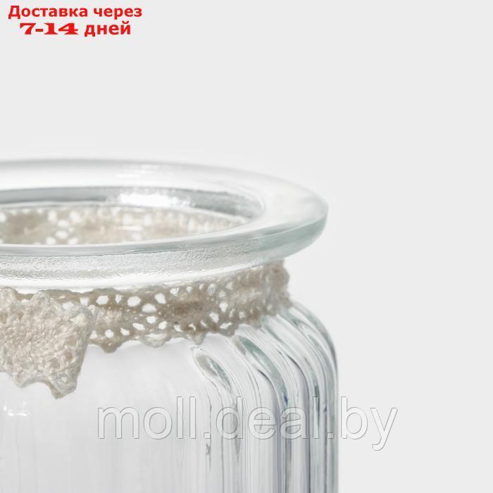 Банка стеклянная для сыпучих продуктов с керамической крышкой Доляна "Варенье", 250 мл, 8×13 см - фото 5 - id-p227076822