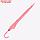 Зонт - трость полуавтоматический "Однотон", 8 спиц, R = 46 см, цвет розовый, фото 9