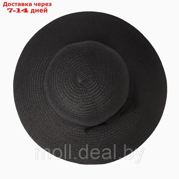 Шляпа женская MINAKU "Beach", размер 56-58, цвет черный - фото 2 - id-p226886567