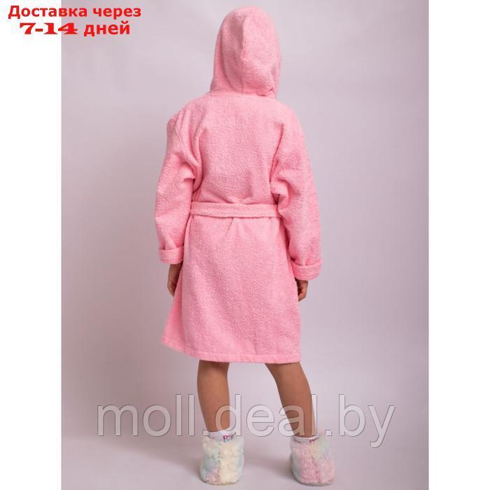 Халат для девочки, рост 152 см, цвет розовый - фото 3 - id-p227106743