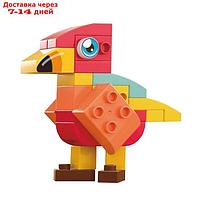 Конструктор детский Funky Toys "Попугай", с крупными блоками, 26 деталей
