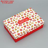 Коробка складная "Уютного Нового года", 30 × 20 × 9 см
