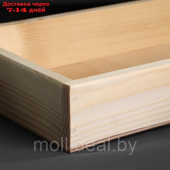 Ящик для рукоделия, деревянный, 34 × 15 × 4,5 см - фото 3 - id-p227104665