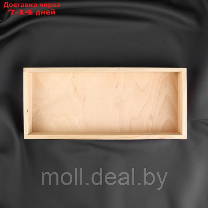 Ящик для рукоделия, деревянный, 34 × 15 × 4,5 см - фото 4 - id-p227104665
