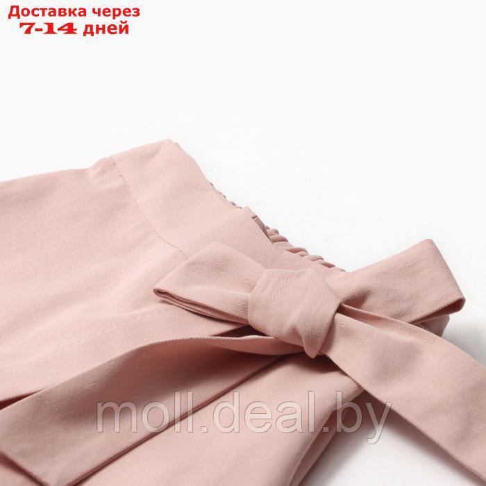 Юбка-шорты для девочки MINAKU, цвет пыльно-розовый, рост 128 см - фото 6 - id-p227088761