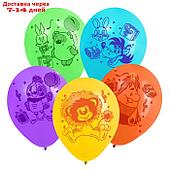 Воздушные шары 12" "С Днем Рождения", Союзмультфильм, набор 25 шт.