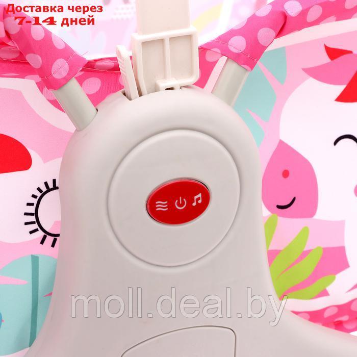 Музыкальная люлька для новорожденных, цвет розовый - фото 9 - id-p227085780