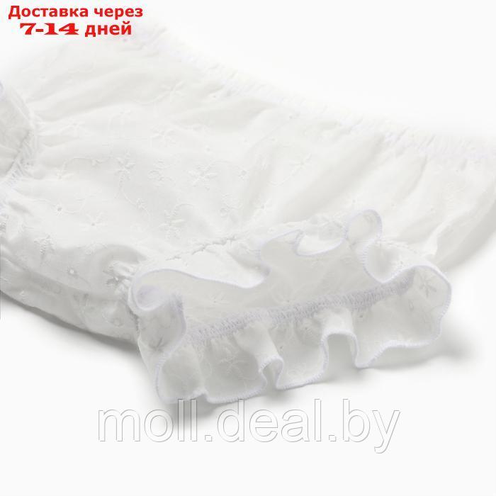 Комплект (Блузка и шорты) для девочки MINAKU цвет белый, рост 62-68 см - фото 5 - id-p227084799