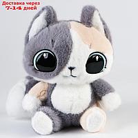 Мягкая игрушка "Котик", 23 см, цвет серый