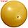 Мяч для художественной гимнастики "Металлик", d=15 см, цвет жёлтый, фото 2