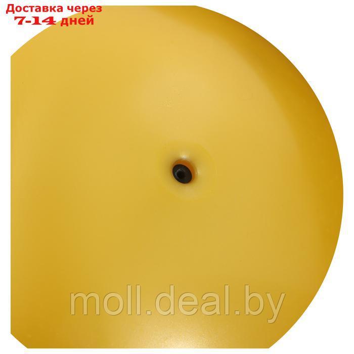 Мяч для художественной гимнастики "Металлик", d=15 см, цвет жёлтый - фото 3 - id-p226890507