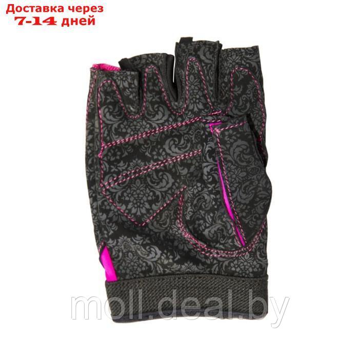 Перчатки для фитнеса Atemi AFG06PXS, черно-розовые, размер XS - фото 2 - id-p227090759