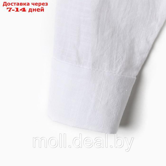 Рубашка для мальчика MINAKU цвет белый, рост 134 см - фото 7 - id-p227110888