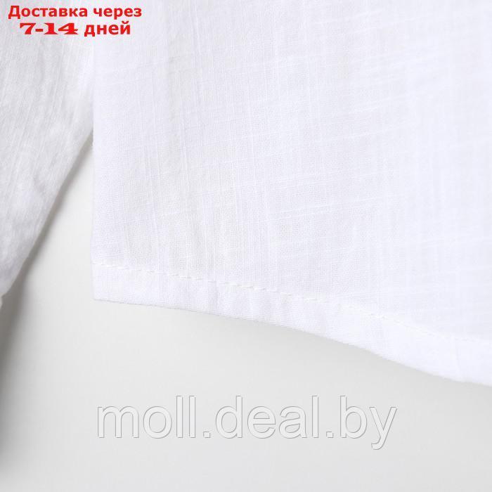 Рубашка для мальчика MINAKU цвет белый, рост 134 см - фото 8 - id-p227110888