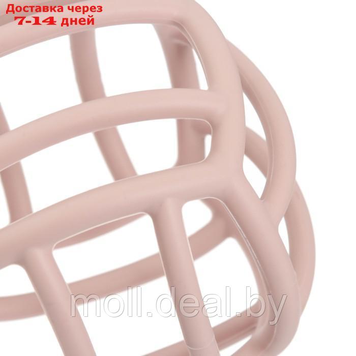 Прорезыватель силиконовый "Куб", цвет розовый, Mum&Baby - фото 5 - id-p227083803