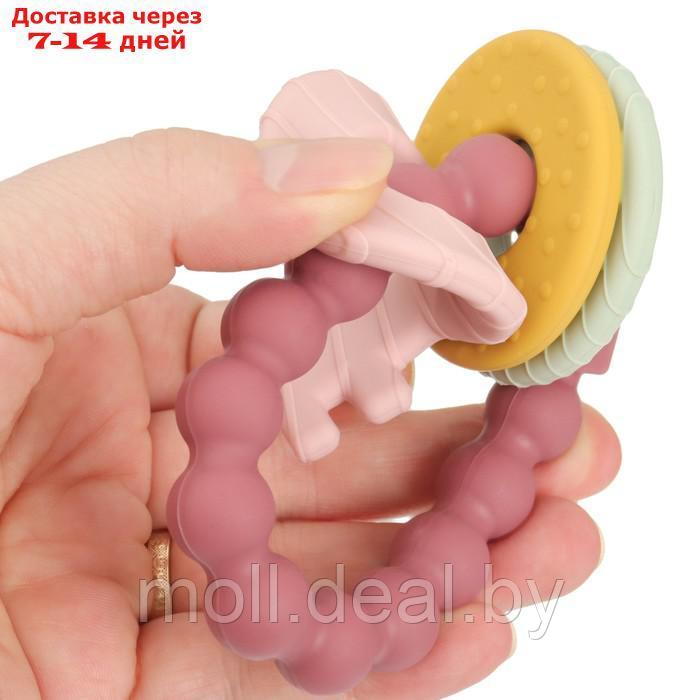 Прорезыватель силиконовый "Ключики", цвет розовый, Mum&Baby - фото 8 - id-p227083804