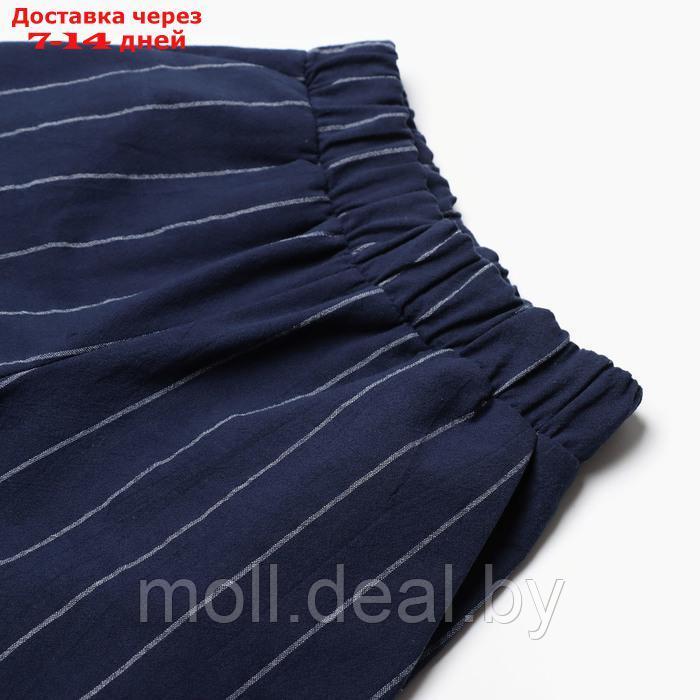 Костюм для мальчика (рубашка, шорты) KAFTAN, р.32 (110-116), синий - фото 10 - id-p227083805