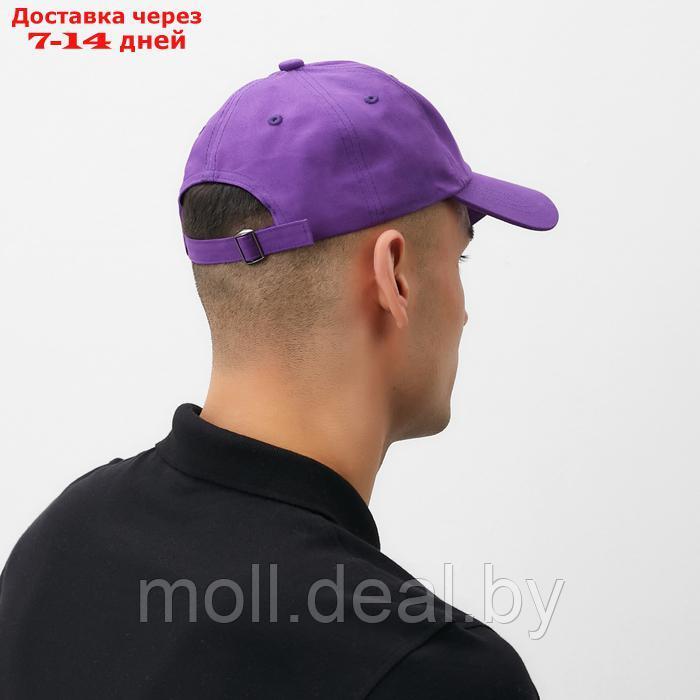 Бейсболка мужская MINAKU, цвет фиолетовый, размер 56-58 - фото 3 - id-p226886589