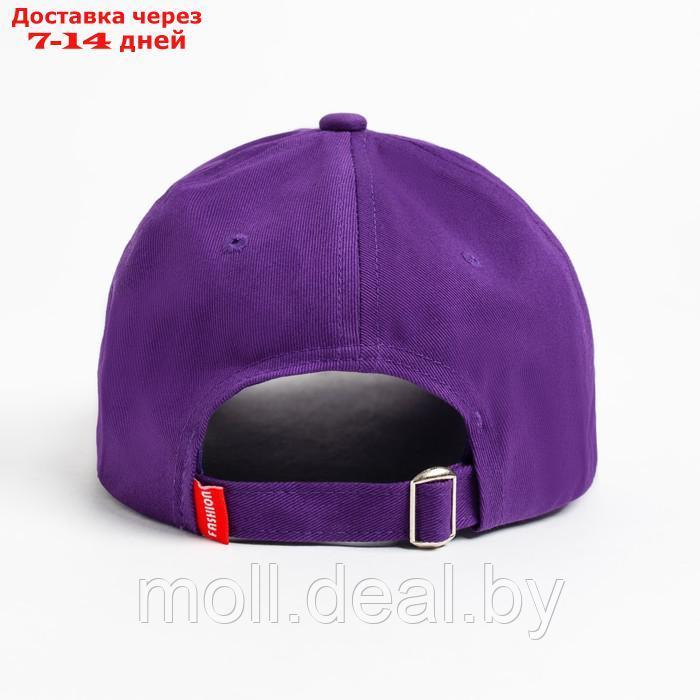 Бейсболка мужская MINAKU, цвет фиолетовый, размер 56-58 - фото 5 - id-p226886589