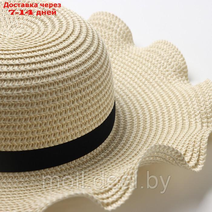 Шляпа для девочки с бантом MINAKU, р-р 52, цв.молочный - фото 3 - id-p227085787