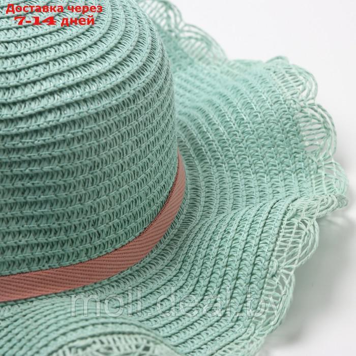 Шляпа для девочки с бантом MINAKU, р-р 52, цв.голубой - фото 3 - id-p227085788