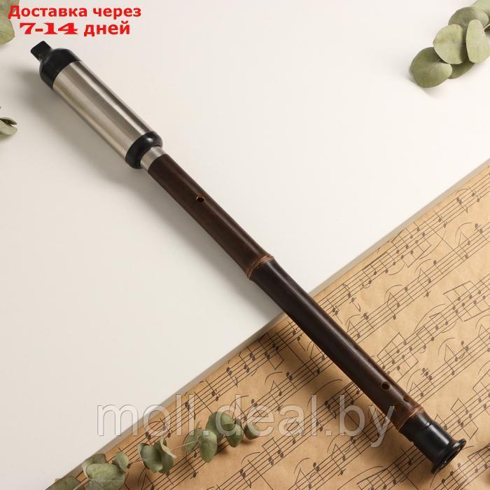 Флейта Music Life 52 см, с узорами, тональность F, бамбук, разборная - фото 4 - id-p227087769