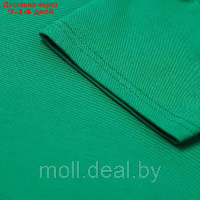Костюм детский (футболка,шорты), цвет зеленый, рост 110 - фото 3 - id-p227083818