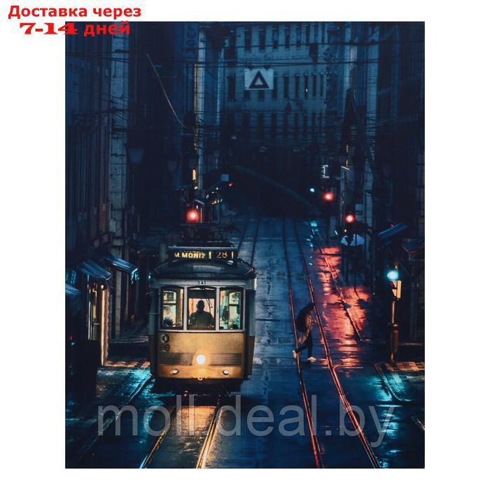 Картина световая "Трамвай" 40*50 см - фото 1 - id-p227093802