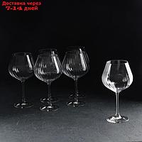 Набор бокалов для вина "Виола", стеклянный, 570 мл, набор 6 шт