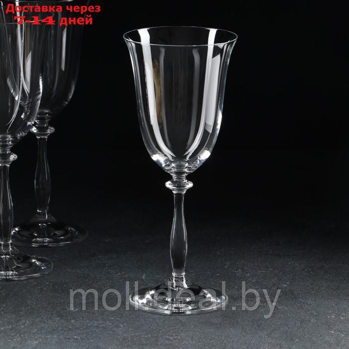 Набор бокалов для вина "Aнжела", стеклянный, 350 мл, набор 6 шт - фото 2 - id-p227106852