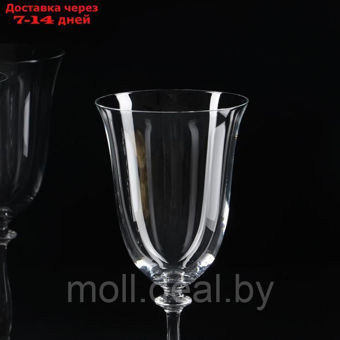 Набор бокалов для вина "Aнжела", стеклянный, 350 мл, набор 6 шт - фото 3 - id-p227106852