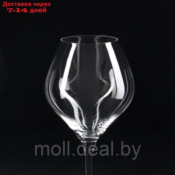 Набор бокалов для вина "Амороссо", 2 шт, 350 мл, хрустальное стекло - фото 3 - id-p227106855