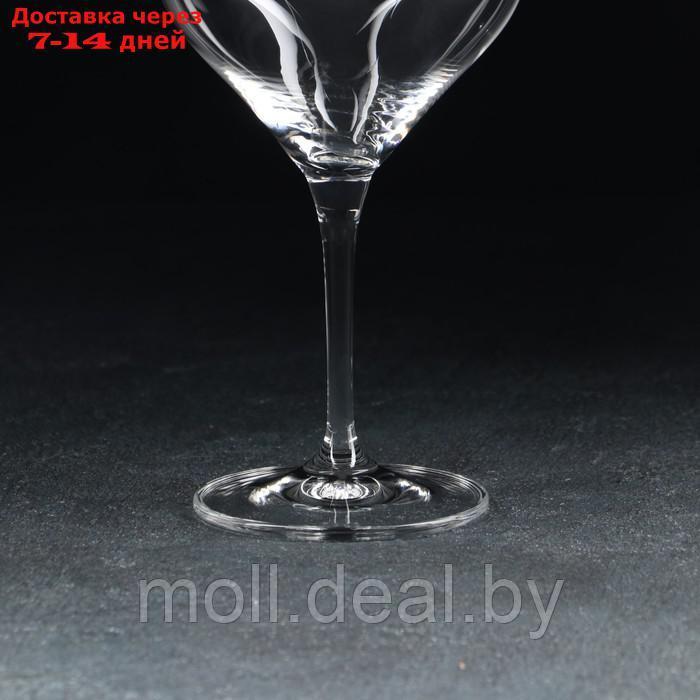 Набор бокалов для вина "Амороссо", 2 шт, 350 мл, хрустальное стекло - фото 4 - id-p227106855