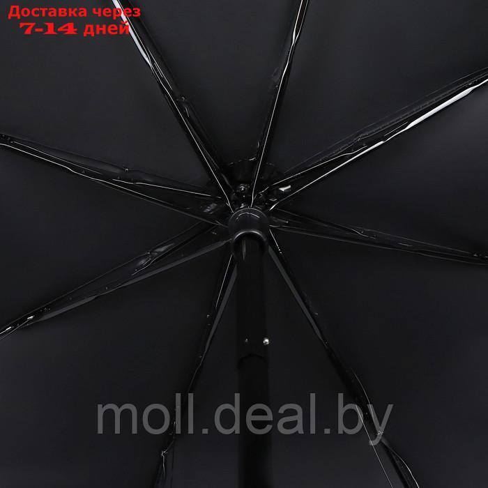 Зонт механический "Букет", эпонж, 4 сложения, 8 спиц, R = 47 см, прорезиненная ручка, цвет МИКС - фото 8 - id-p227089765