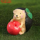 Садовая фигура "Ежик с яблоком" 20х20х14см