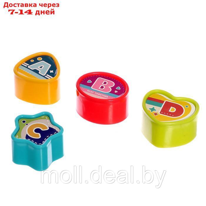 Игрушка развивающая 6 в 1 "Логический куб", звуковые эффекты, цвета МИКС - фото 2 - id-p227088802