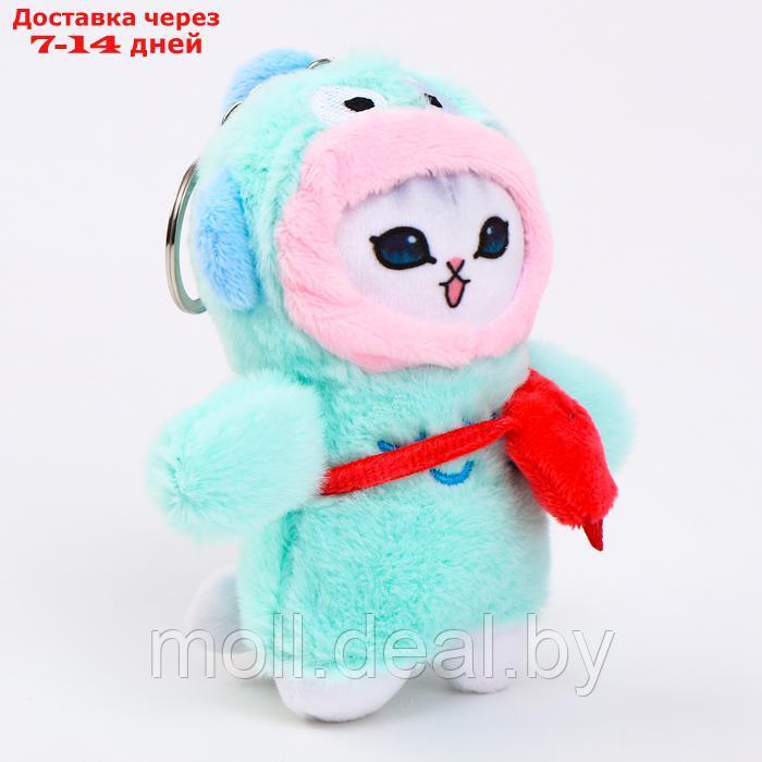Мягкая игрушка "Кошечка в костюме" на брелоке, 12 см - фото 2 - id-p227088807