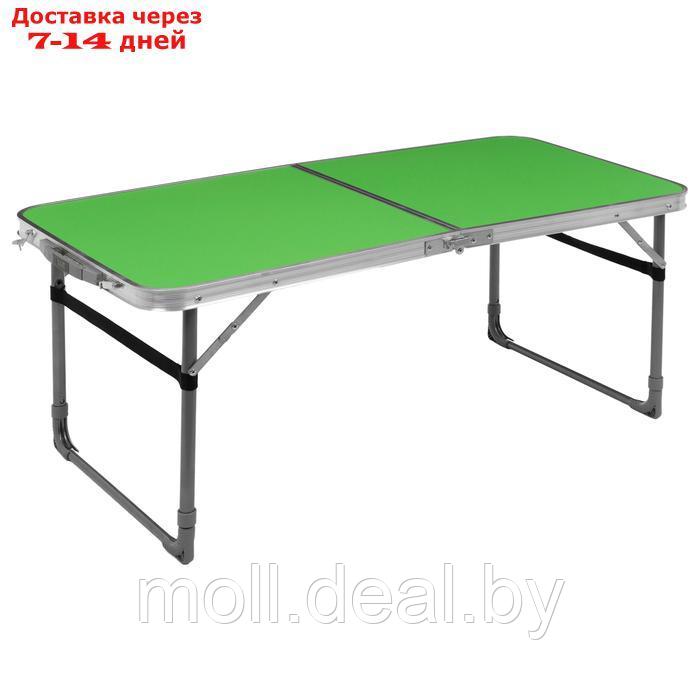 Набор мебели: стол, 4 стула, цвет зелёный с дубовыми листьями - фото 2 - id-p227074902
