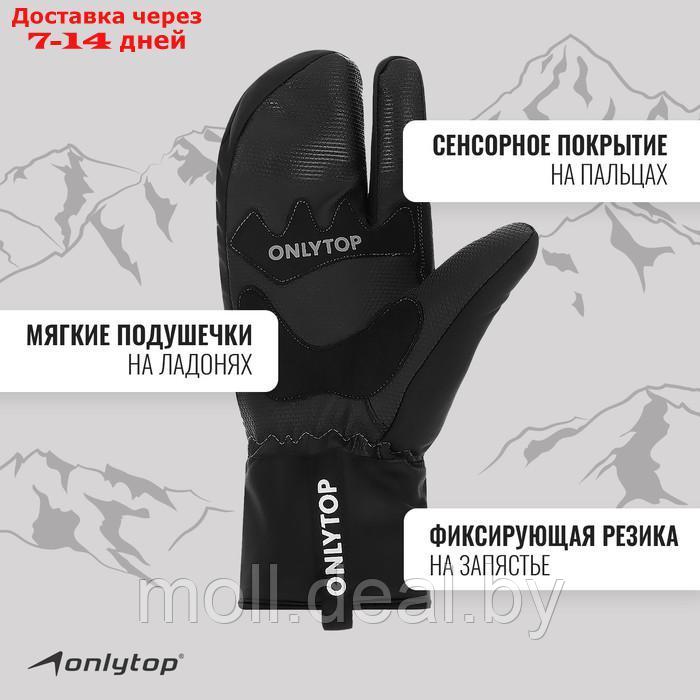 Перчатки лыжные лобстеры ONLYTOP мод. 2089 размер XL - фото 3 - id-p227100586